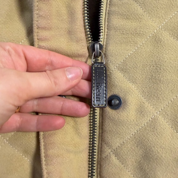 LL Bean Vintage Insulated Quilted Chore Jacket - Picture 7 of 16